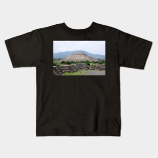 Mexique - Site de Teotihuacan Kids T-Shirt